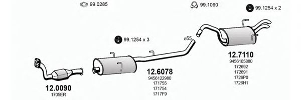 Exhaust System ART2835