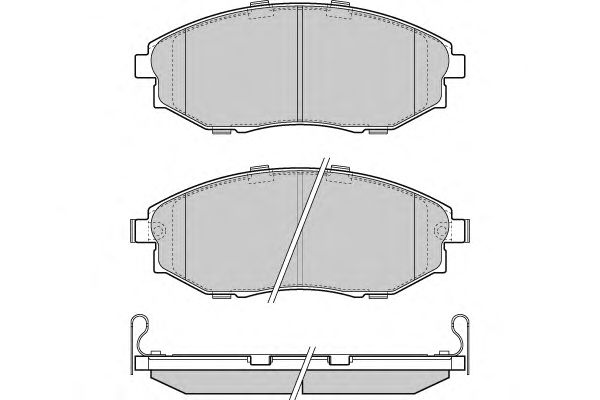 Brake Pad Set, disc brake 12-1399