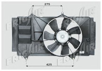 Ventilator, motorkøling 0515.1829
