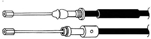 Cable, parking brake FA02199