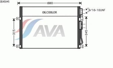Condensator, airconditioning JEA5045
