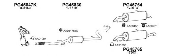 Exhaust System 450602