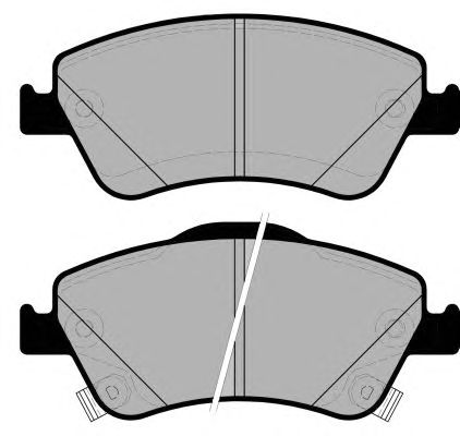 Brake Pad Set, disc brake PA1795