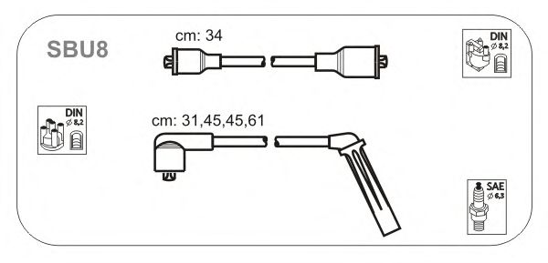 Ignition Cable Kit SBU8
