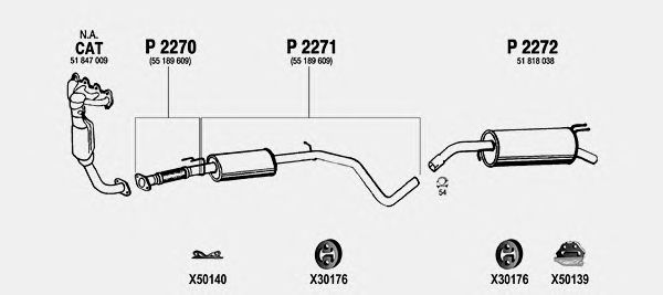 Exhaust System FI802