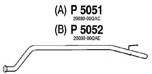 Egzoz borusu P5052
