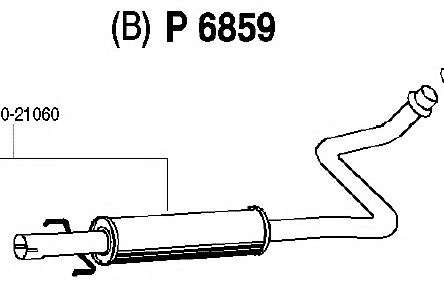 Middle Silencer P6859