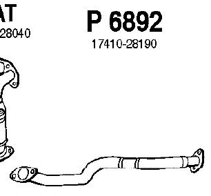 Exhaust Pipe P6892