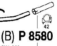 Exhaust Pipe P8580
