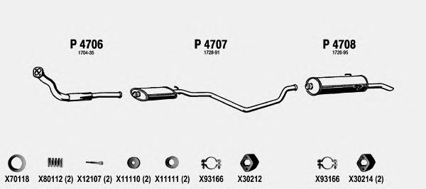 Exhaust System PE015