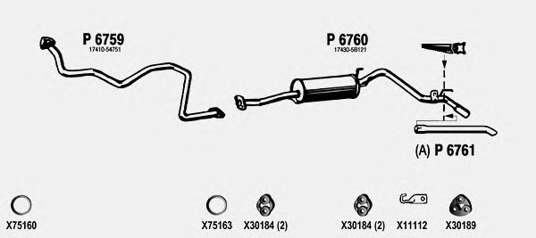 Exhaust System TO054