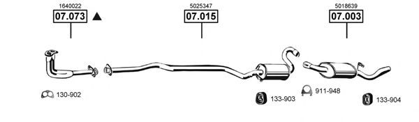 Exhaust System FO070220