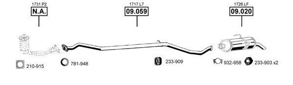 Exhaust System PE081000