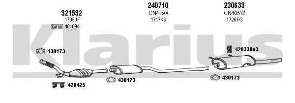 Exhaust System 180565E