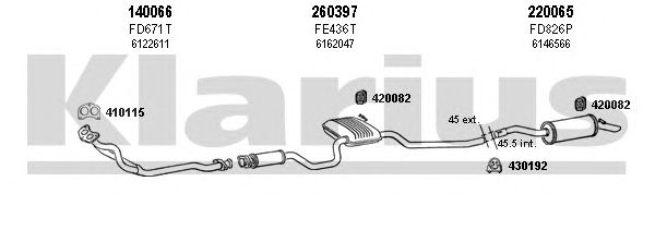 Exhaust System 360915E