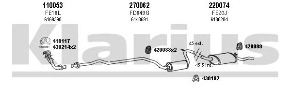Exhaust System 361358E