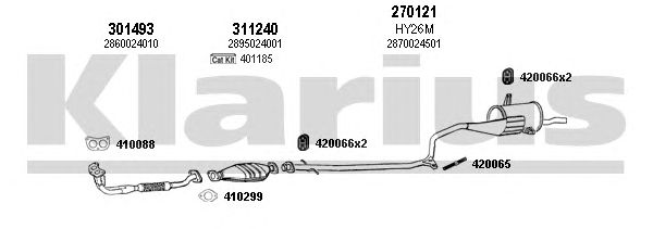 Exhaust System 450020E
