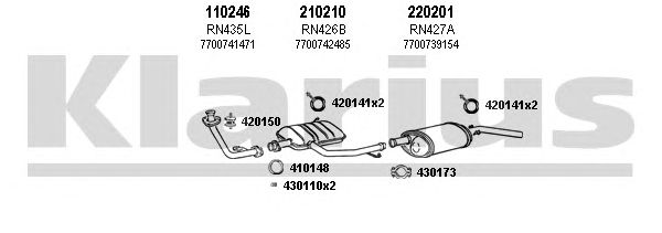 Exhaust System 720233E