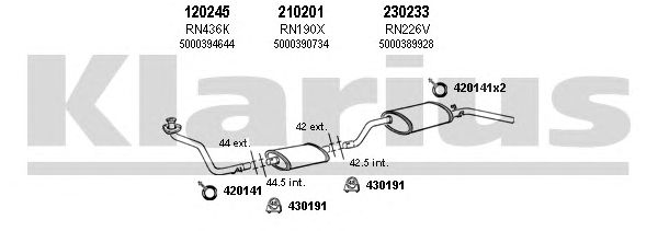 Exhaust System 720235E