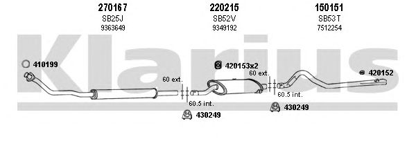 Exhaust System 750022E