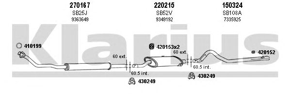 Exhaust System 750133E