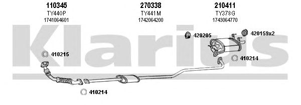 Exhaust System 900239E