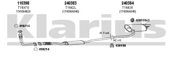 Exhaust System 900326E