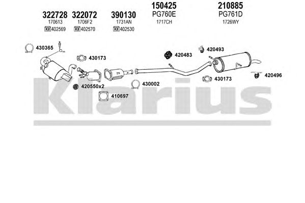 Exhaust System 630923E