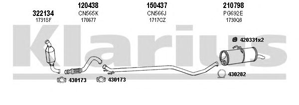 Exhaust System 180692E