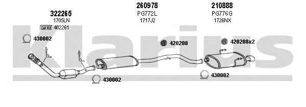 Exhaust System 631033E