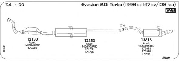 Exhaust System CI043