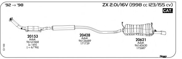 Exhaust System CI100