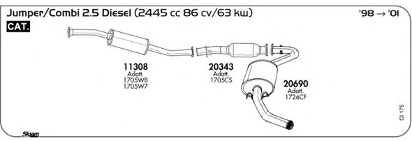 Exhaust System CI175