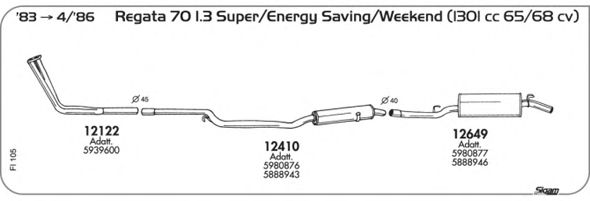 Exhaust System FI105