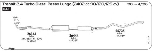 Exhaust System FO215