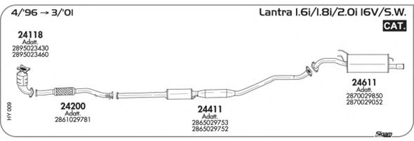 Exhaust System HY009