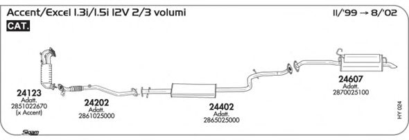 Exhaust System HY024