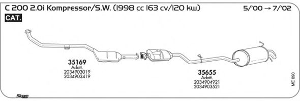 Exhaust System ME090