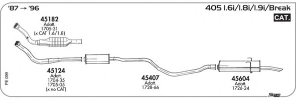Exhaust System PE099