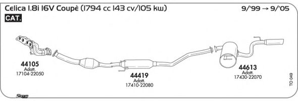 Exhaust System TO049