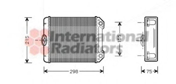 Heat Exchanger, interior heating 30006171