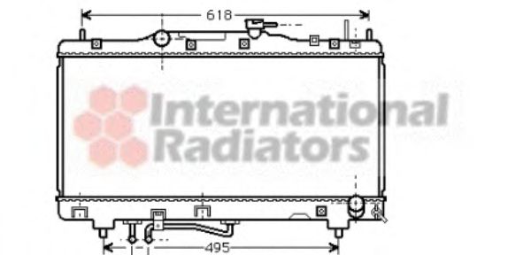 Radiator, engine cooling 53002316