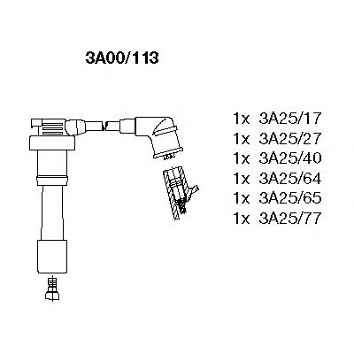 Ignition Cable Kit 3A00/113