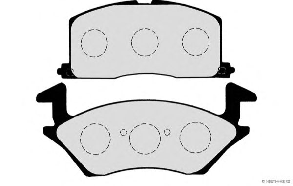 Brake Pad Set, disc brake J3602057