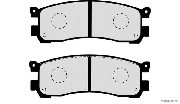 Brake Pad Set, disc brake J3613010