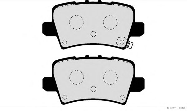 Brake Pad Set, disc brake J3614019