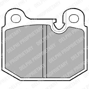 Brake Pad Set, disc brake LP161