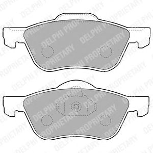 Brake Pad Set, disc brake LP1830