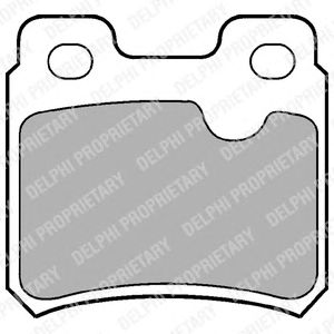 Brake Pad Set, disc brake LP586