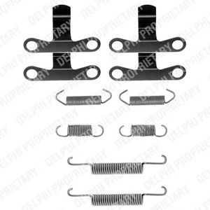 Accessory Kit, parking brake shoes LY1253